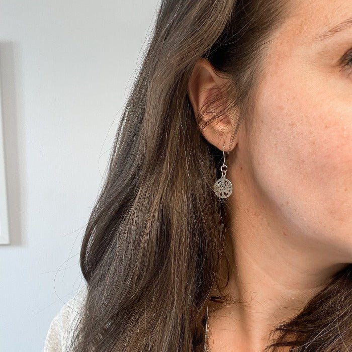 ARBRE DE VIE | Boucles d'oreilles en acier inoxydable - Lunaki Design