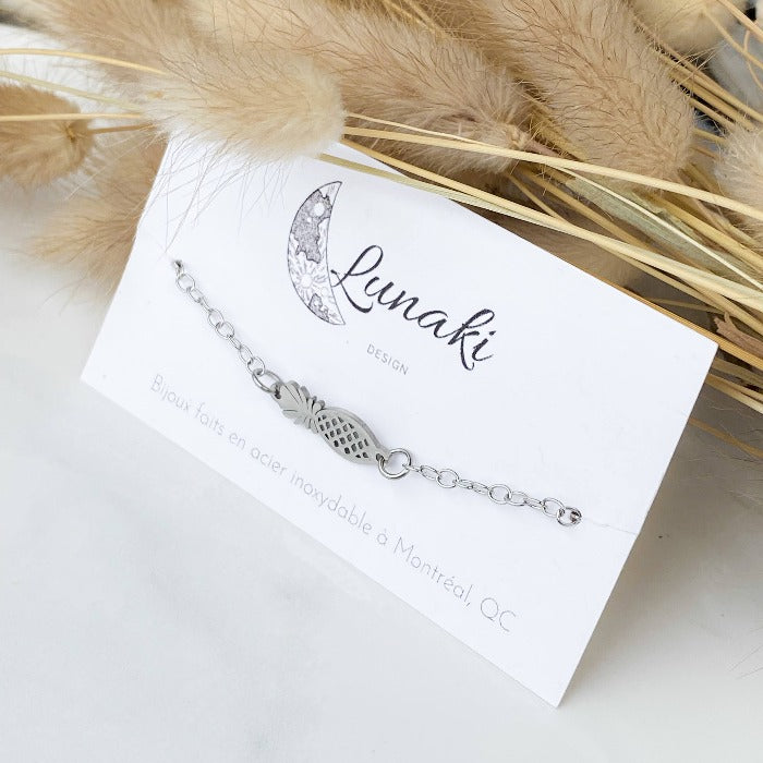 ANANAS | Bracelet en acier inoxydable - Lunaki Design
