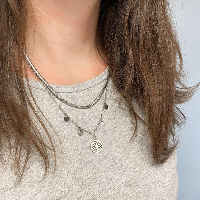 KAA | Collier en acier inoxydable - Lunaki Design