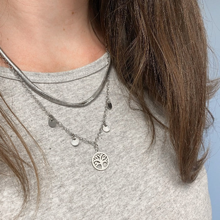 KAA | Collier en acier inoxydable - Lunaki Design