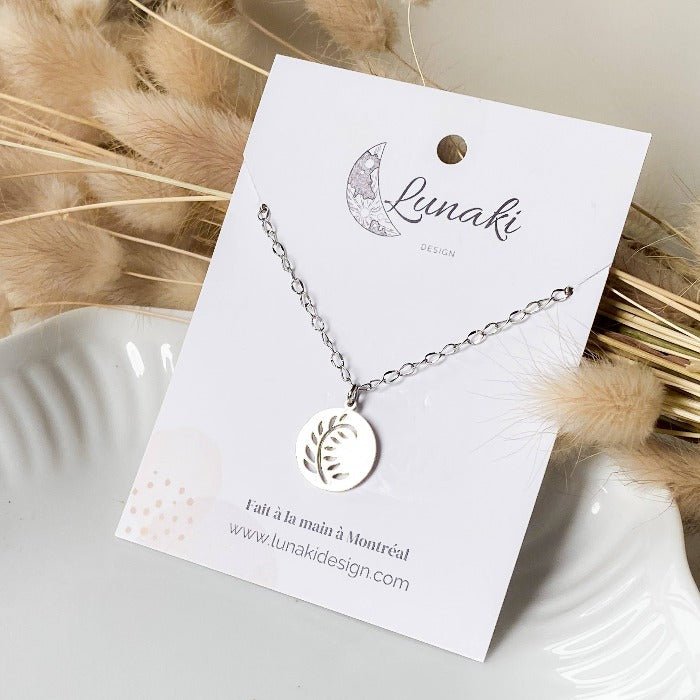FOUGÈRE | Collier en acier inoxydable - Lunaki Design