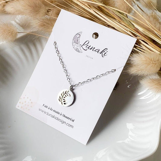 FOUGÈRE | Collier en acier inoxydable - Lunaki Design