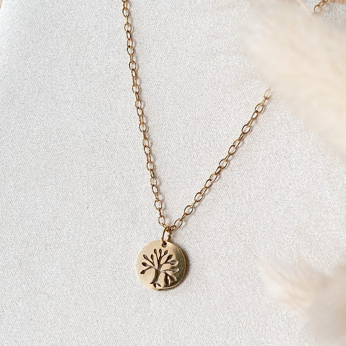 FOREST | Collier en acier inoxydable or - Lunaki Design