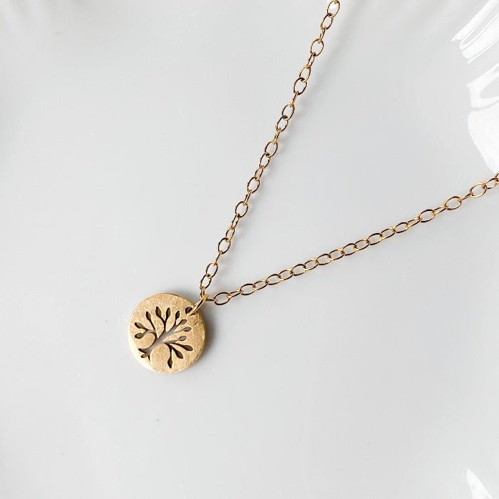 FOREST | Collier en acier inoxydable or - Lunaki Design