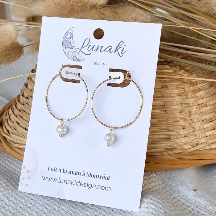 Anneaux avec perles
