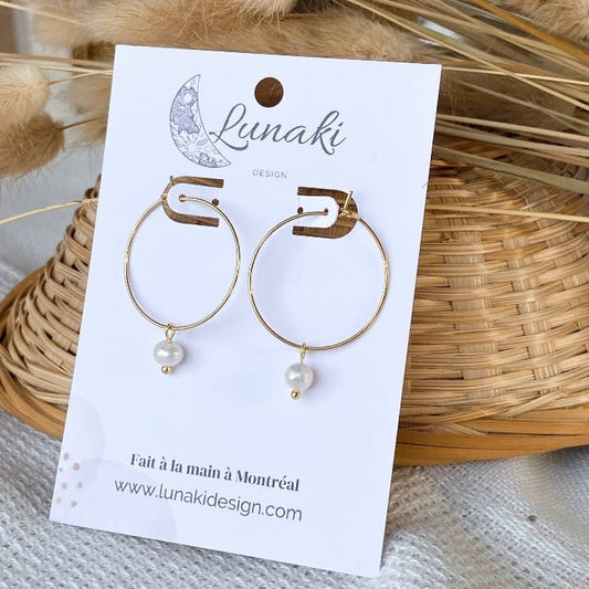 Anneaux avec perles