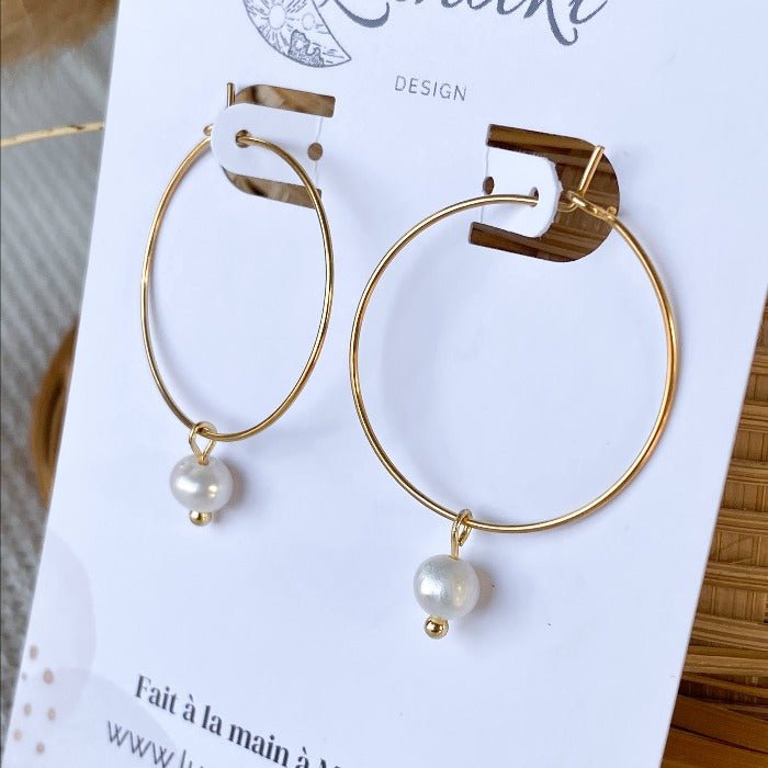 Boucles d'oreilles 2 en 1