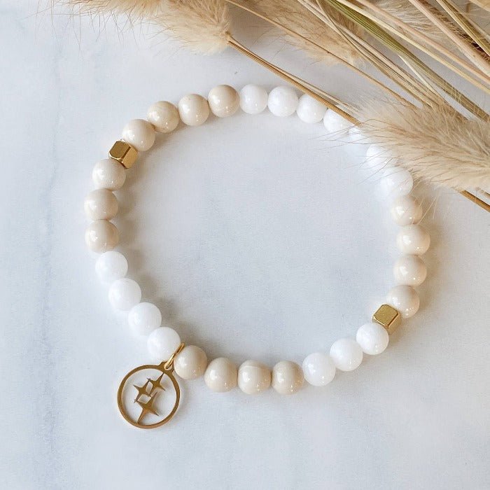 Bracelet beige boho