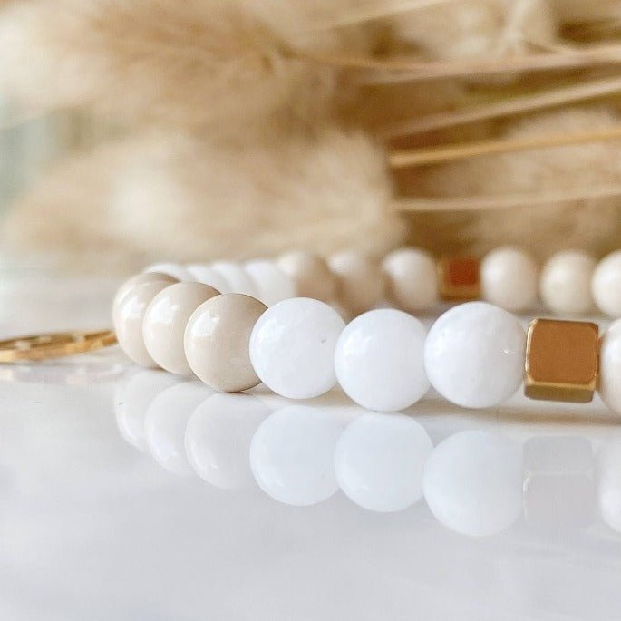 Bracelet en vraies pierres