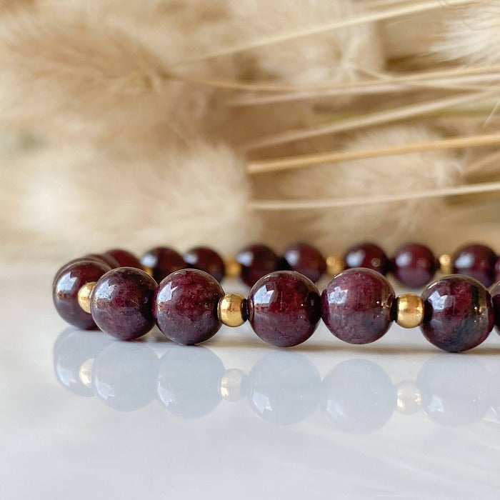 Bracelet grenat