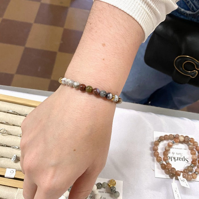 Bracelet Agate poté