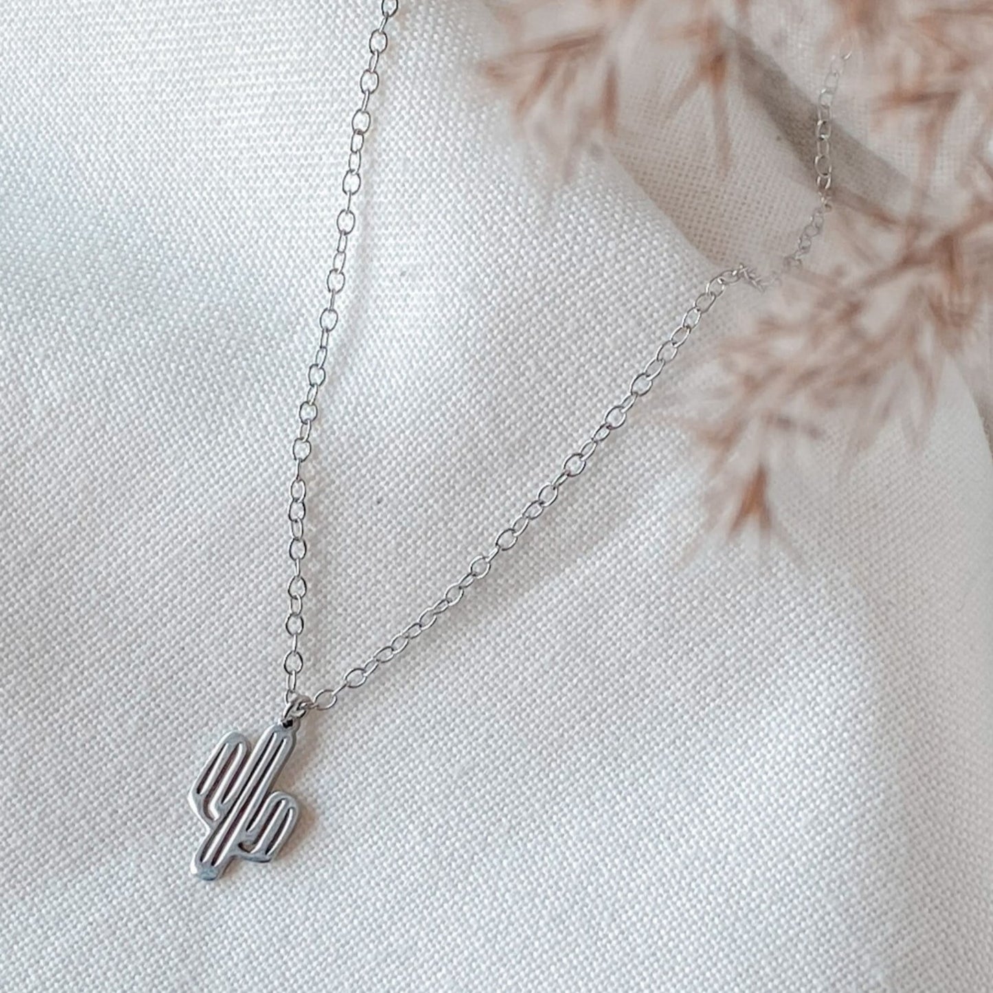CACTUS | Collier en acier inoxydable - Lunaki Design