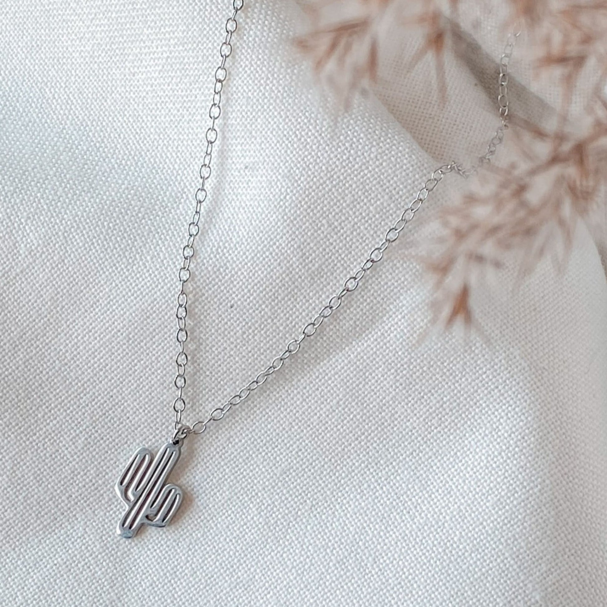 CACTUS | Collier en acier inoxydable - Lunaki Design