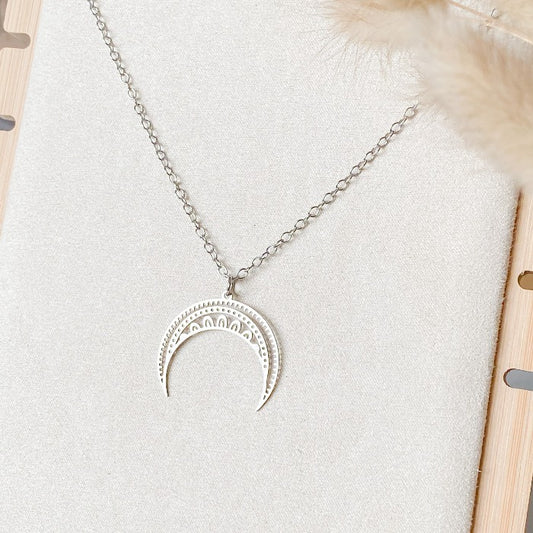LUNAIRE | Collier en acier inoxydable - Lunaki Design