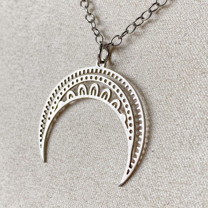 LUNAIRE | Collier en acier inoxydable - Lunaki Design