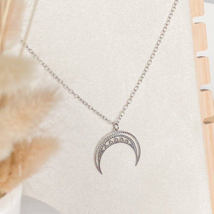 LUNAIRE | Collier en acier inoxydable - Lunaki Design