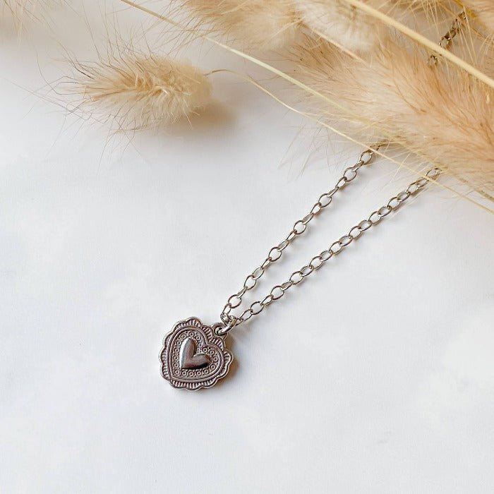 COEUR BOHÈME | Collier en acier inoxydable - Lunaki Design