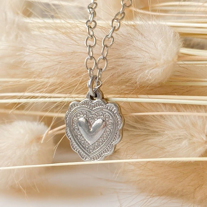 COEUR BOHÈME | Collier en acier inoxydable - Lunaki Design