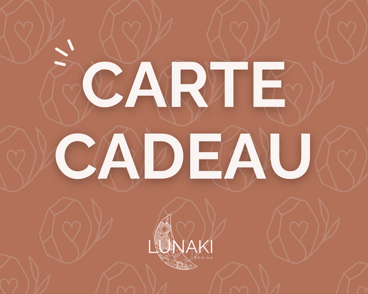 Carte cadeau Lunaki Design