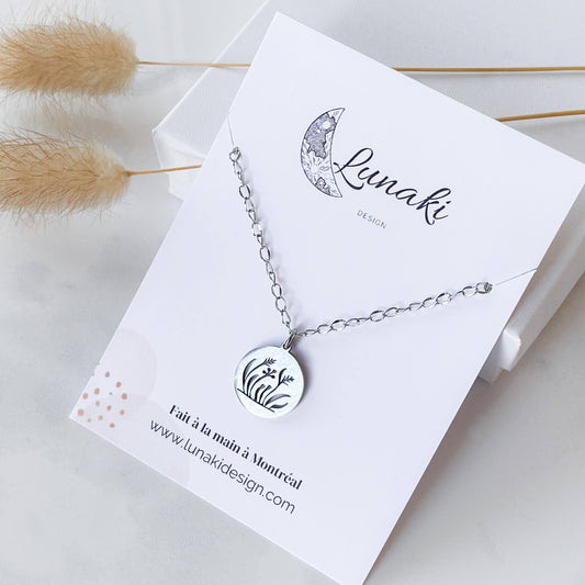 BOTANICAL necklace - Stainless steel