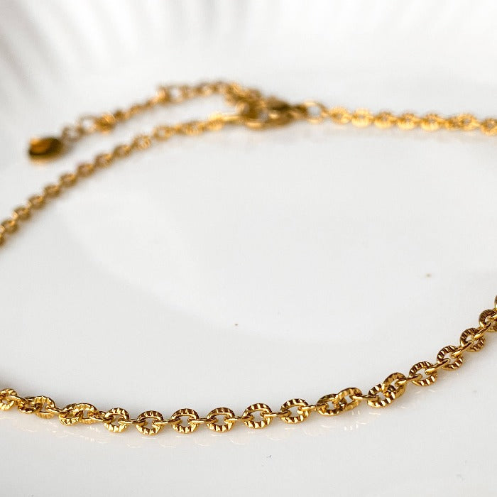 APHRODITE anklet chain - Gold stainless steel