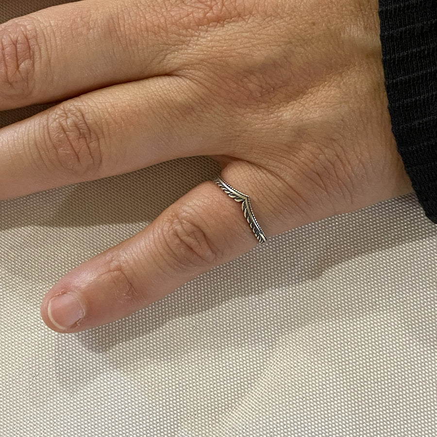 Photo cliente portant EDEN | Bague en argent sterling 925