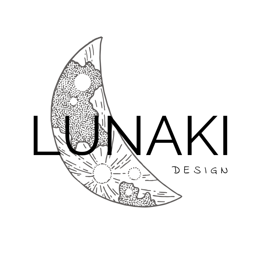 Logo de Lunaki Design - Bijoux artisanaux en pierres naturelles et acier inoxydable