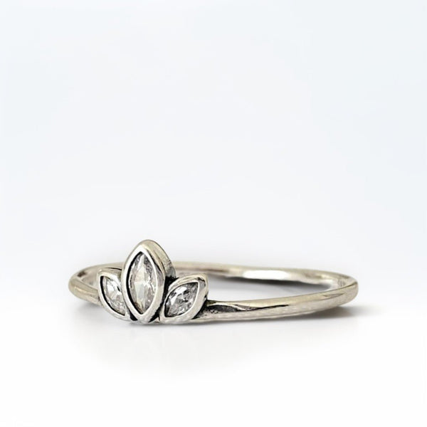 Bague Bouquet De Fleurs En Argent 925 - Taille 60, Neuve Avec étiquettes, Poinçonnée
