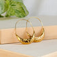Boucles d’oreilles Souk dorées de la collection Oasis