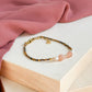 Bracelet Terra en œil de tigre, pierre de soleil et perles d’eau douce
