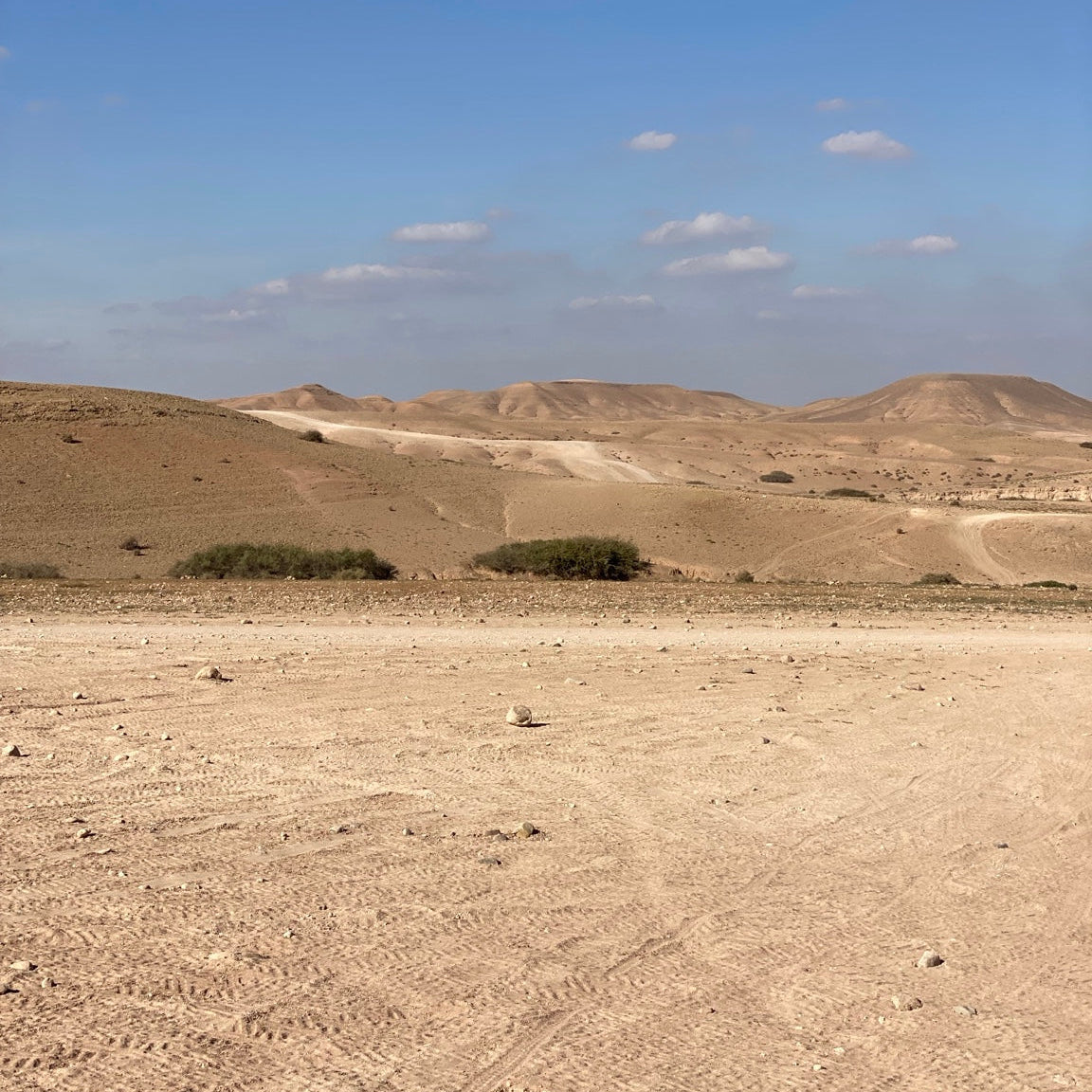 Paysage désertique aux reliefs ondulés ayant inspiré le collier Dune