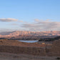 Montagnes de l’Atlas vues depuis le désert d’Agafay au Maroc, inspiration du collier Atlas