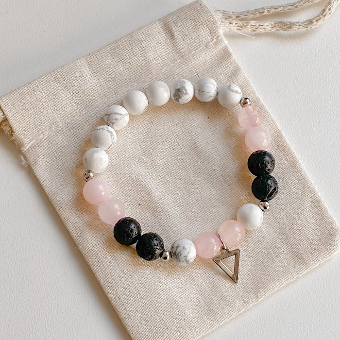 Howlite deals stone bracelet