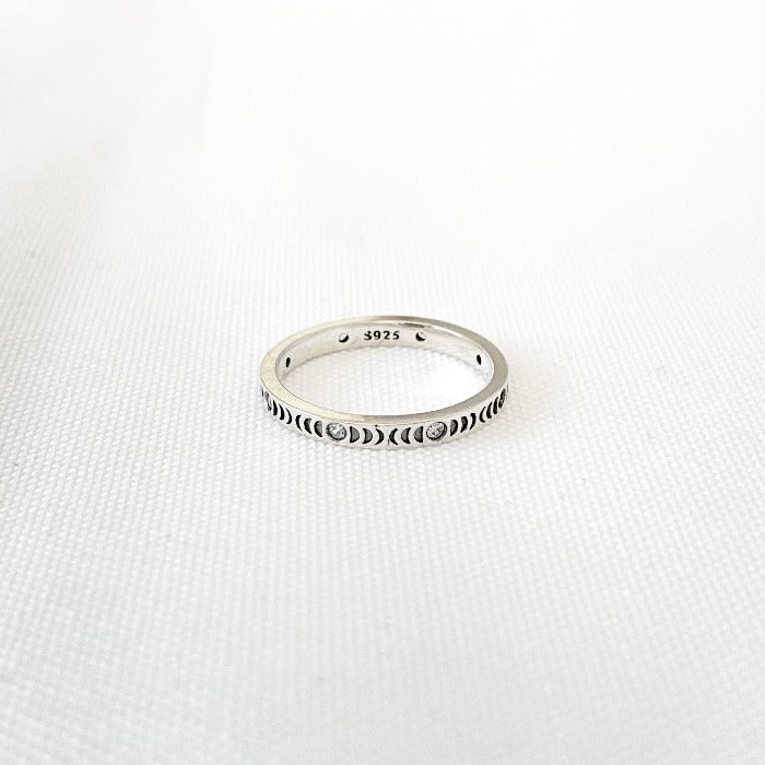 MOONPHASE Ring - 925 Sterling Silver