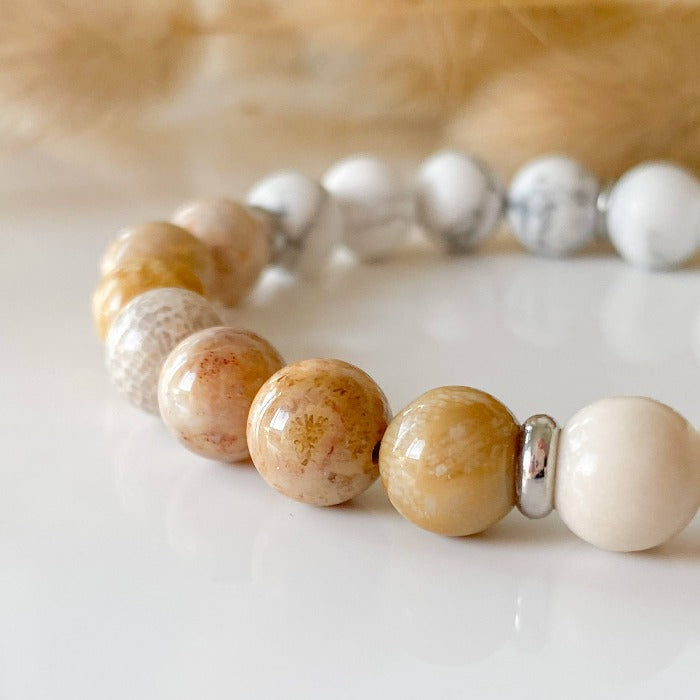 Fossil howlite sale bracelet