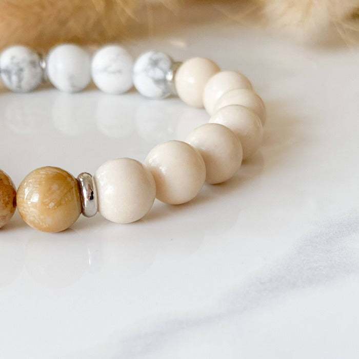 Fossil howlite sale bracelet